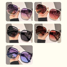 Load image into Gallery viewer, Sunglasses for Women High-end UV Resistant Sunglasses Large Frame Round Face Slim Sunscreen Sunglasses Fashion Accessories 2025