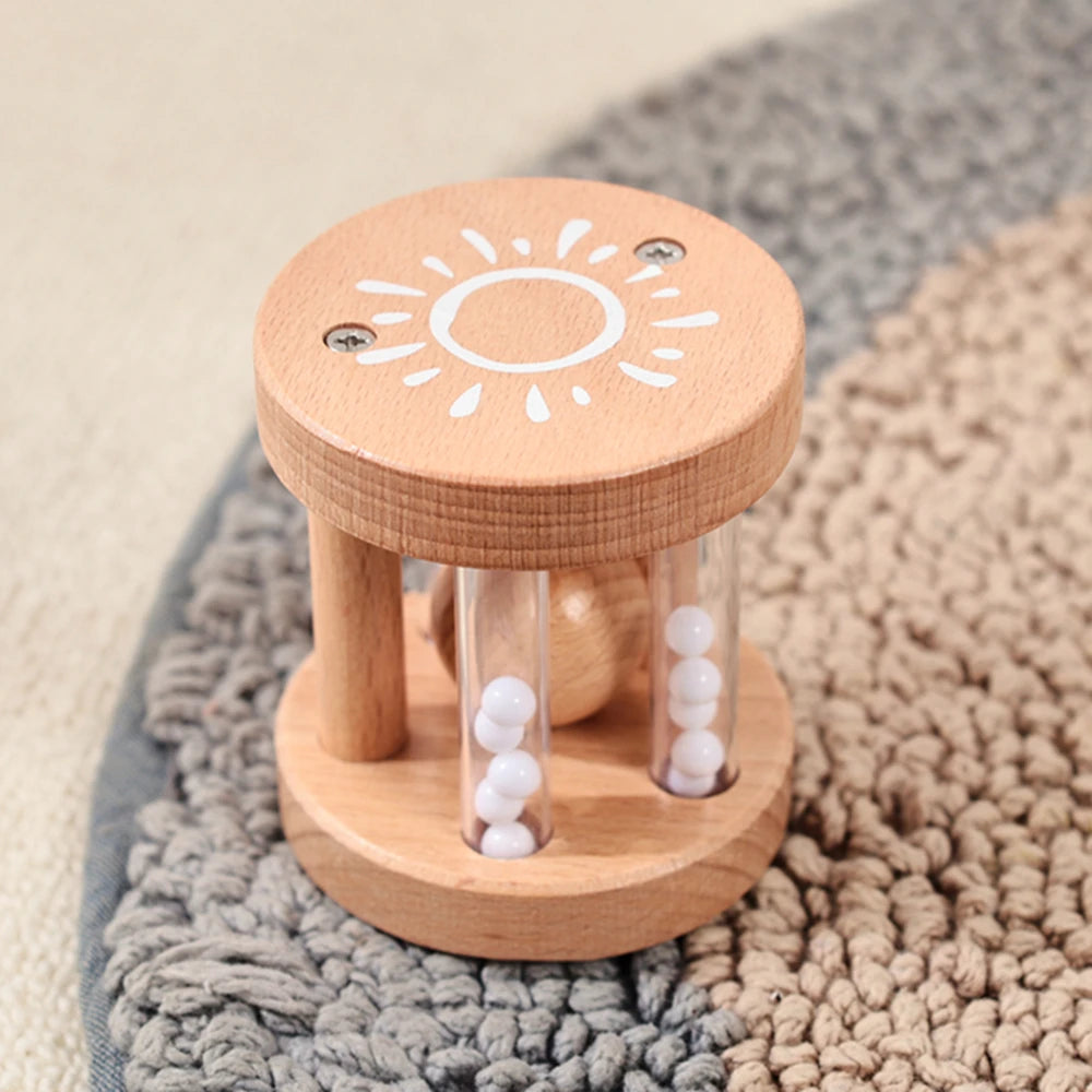 Wooden Baby Montessori Toys Musical Rattle Instruments Xylophone Percussion Sensory Rattle Toys Educational for Baby Toys Gifts