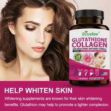 Load image into Gallery viewer, Glutathione Capsules L-Glutathione with Collagen Supplements for Skin Care, Liver Support, Antioxidant, Immune System