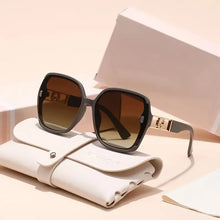 Load image into Gallery viewer, Sunglasses for Women High-end UV Resistant Sunglasses Large Frame Round Face Slim Sunscreen Sunglasses Fashion Accessories 2025