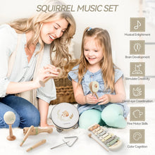 Load image into Gallery viewer, Musical Instruments Montessori Music Baby 0 12 Months Toys Drum Xylophone Kids Early Educational Wooden Instruments Baby Toys