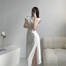 Load image into Gallery viewer, White Dresses for Women 2024 Woman Dress Clothes Midi X New in Chic and Elegant Pretty Cheap Casual Y2k Outfits Harajuku Cotton