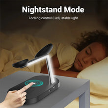 Load image into Gallery viewer, 3 in 1 Magnetic Wireless Charger For iPhone 15 14 13 12 Pro Max / Apple Watch 9 8 7 6 5 /Airpods Pro 2 3 Fast Charging Station