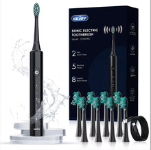 Load image into Gallery viewer, SEJOY Oral Cleaning Personal Sonic Electric Toothbrush Care Appliances IPX7 5 Modes Smart Rechargeable Automatic Toothbrush