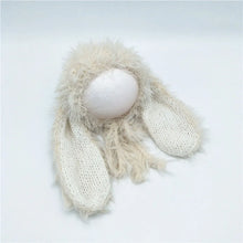 Load image into Gallery viewer, Newborn Baby Boy Girl Cute Hats Baby Rabbit Ears Hat Infant Baby Bunny Beanie Hats Accessories Photography Props