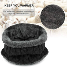 Load image into Gallery viewer, 5-14 Years Kids Warm Knitted Hat Scarf Set Children Autumn Winter Hat Soft Knitted Cap Bonnet Infant Kids Hat For Boys Girls