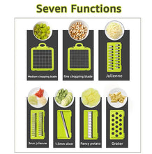 Load image into Gallery viewer, Vegetable Chopper Multifunctional Grater Cutter Kitchen Accessories Manual Fruit Slicer Potatos Shredders Cheese Onions Slicers