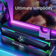 Load image into Gallery viewer, 4D Computer Speaker Soundbar Stereo Game Subwoofer 2.0 Bluetooth For Macbook Laptop Notebook PC Music Player Wired Loudspeaker