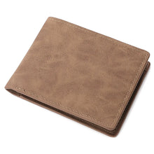 Load image into Gallery viewer, 2025 New Wallet Men Short Dollar Clip Zipper Simple Soft Leather Lightweight