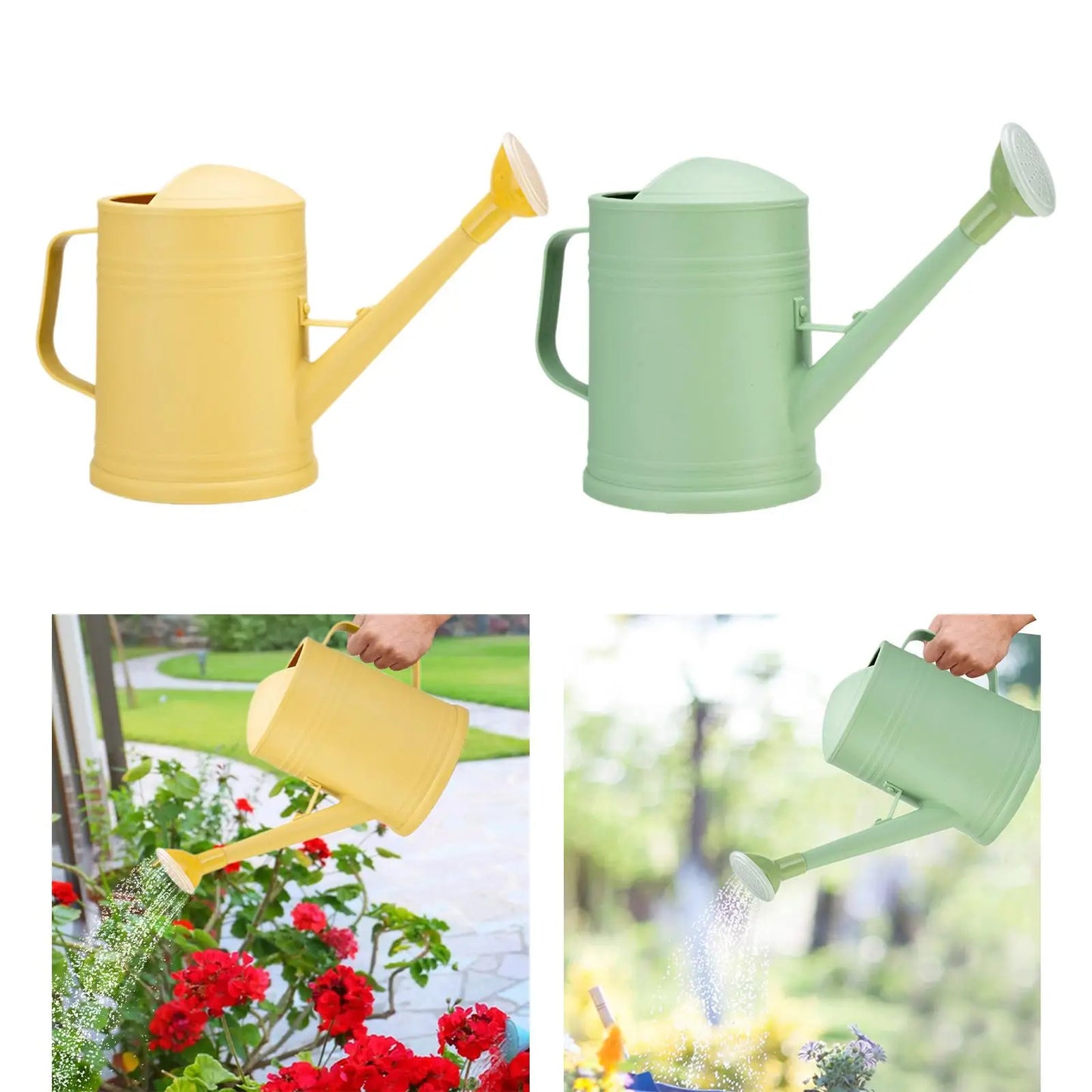 Watering Can Water Can for Plants with Sprinkler Head 2L Long Mouth Watering Can Flower Watering Can for Outdoor House Plant