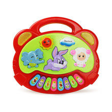 Load image into Gallery viewer, Kids Cartoon Piano Keyboard Game with Animal Sounds Flashing Light Music Baby Instrument Music Toys Educational Toys Kids Gifts