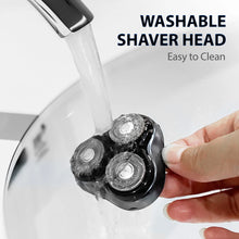 Load image into Gallery viewer, Sejoy 5W Electric Rotary Shavers for men 2 in 1 Razor Rechargeable Hair Trimmer 3D Floating Blade Washable Shaving Beard Machine