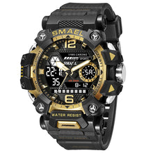 Load image into Gallery viewer, SMAEL Men Watches 50m Waterproof Sports Watch Military Man Sports Watch Digital 8072 Dual Display Watch Quartz Led Digital