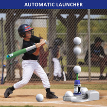 Load image into Gallery viewer, 2 in 1 T Ball Sets for Kids 3-6+, with Automatic Pitching Machine/Adjustable Batting Bat & Stand,Baseball Toys for Boys Girls