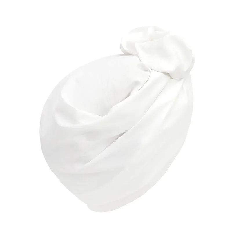 Women Vintage Turban Hat Fashion Female Bandana Headband Women's Hair Cover Cap Ladies Head Wraps Muslim Headscarf Bonnet