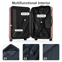 Load image into Gallery viewer, ZHUISHU Luggage 3 Piece Sets with Spinner Wheels ABS+PC Lightweight Travel Luggage Bags Sets for Holidays