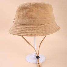 Load image into Gallery viewer, Baby Hat for Boys Girls Summer Panama Solid Color Beach Sun Hats Kids Breathable Toddler Sun Cap Children UV Protection Cap