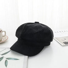 Load image into Gallery viewer, Hats for women retro Korean version of the British octagonal hat four seasons literary leisure beret cap S61