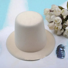Load image into Gallery viewer, 13cm Top Hat Children Hats Boy Girl Wedding Hen Party Festival Dance Cap DIY Craft Base Caps Stage Performance Prop Birthday