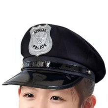 Load image into Gallery viewer, Kids Police Hat Toy Decorative Police Cop Fancy Dress up for Birthday Gifts