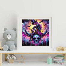 Load image into Gallery viewer, DIY Diamond Painting Portrait Full Square Round Diamond Mosaic Character New Arrival Skeleton Halloween Gift