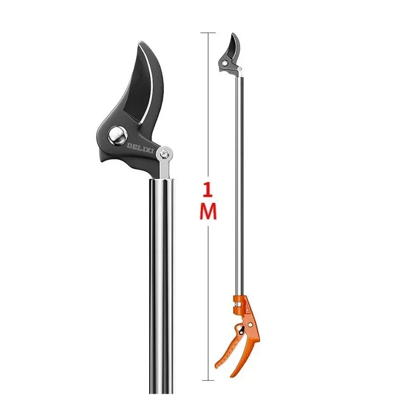 Garden Tree Pruning Scissors Universal Cutters Stainless Steel Pruning Shears Gardening Pruners High Branch Telescopic Hand Tool