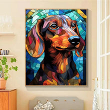 Load image into Gallery viewer, Dachshund 5D Diamond Painting Cute Pet Dog Art Mosaic Portrait DIY Diamond Embroidery Room Home Decor Art Rhinestones Handicraft