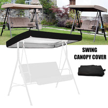 Load image into Gallery viewer, Garden Swing Canopy Replacement Top Cover Tarp Waterproof Sun Protection for Outdoor UV Protection waterproof awning sunshade