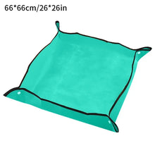 Load image into Gallery viewer, Gardening Mat PE Square Plant Pad Waterproof for Transplanting Flower Pots Potting Mat Foldable Garden Repotting Anti-dirty Tarp