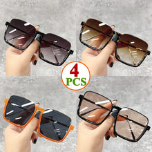 Load image into Gallery viewer, Sunglasses Women Oversize Travel Luxury Brand Design New Drive Semi-Rimless Square Frame Vintage Sun Glasses Ladies Men Unisex