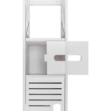 Load image into Gallery viewer, Bathroom Storage Shelf Drawer Multi Compartment Organizer Water Proof Anti Decay Anti Rot Environmental Friendly White