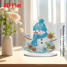 Load image into Gallery viewer, 1pc DIY Diamond Painting Christmas Table Decoration for Adults Acrylic Diamond Art Desk Ornament for for Bedroom, Living Room