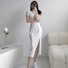 Load image into Gallery viewer, White Dresses for Women 2024 Woman Dress Clothes Midi X New in Chic and Elegant Pretty Cheap Casual Y2k Outfits Harajuku Cotton