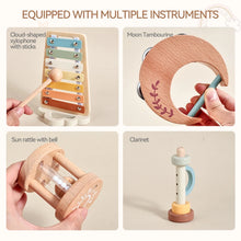 Load image into Gallery viewer, Musical Instruments Montessori Music Baby 0 12 Months Toys Drum Xylophone Kids Early Educational Wooden Instruments Baby Toys