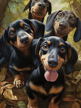Load image into Gallery viewer, Dachshund 5D Diamond Painting Cute Pet Dog Art Mosaic Portrait DIY Diamond Embroidery Room Home Decor Art Rhinestones Handicraft