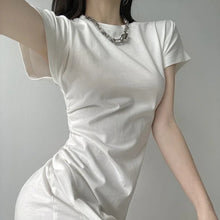 Load image into Gallery viewer, White Dresses for Women 2024 Woman Dress Clothes Midi X New in Chic and Elegant Pretty Cheap Casual Y2k Outfits Harajuku Cotton