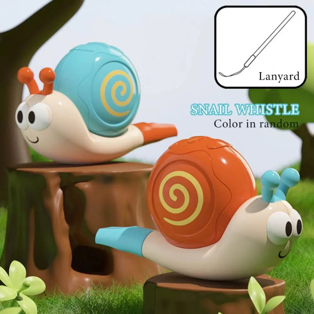 Musical Instrument Snail Whistle Pronunciation Training Clarinet Snail Musical Whistles Kids Interactive Washable