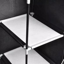 Load image into Gallery viewer, 71" Portable Clothes Storage Closet Organizer Wardrobe Rack Shelves Fabric Steel