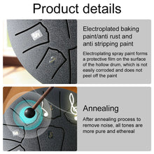Load image into Gallery viewer, 6/3 Inch 11/6 Notes Mini Handpan Drum Finger Picks Percussion Instruments Sound Healing Steel Tongue Drum for Meditation Yoga