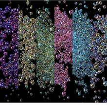 Load image into Gallery viewer, Nails Art Bubble Rhinestones Purple Yellow Pink Accessories Acrylic 3d Epoxy Resin Parts 1 Box Material Charms Wholesale