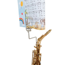 Load image into Gallery viewer, Music Stand Clarinet Trumpet Flute Winds Saxophone Baritone Portable Marching Sheet Music Stands Musical Instruments Accessories