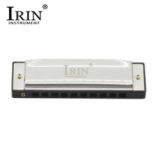 Load image into Gallery viewer, IRIN 10 Holes G Key 20 Tone Harmonica Colorful Blues Harmonica Woodwind Instrument Suitable for Beginners Teaching Playing Gift