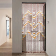 Load image into Gallery viewer, Wood Beaded Curtains Door String Bead Curtain for Doorways, Panel Closet Room Dividers, Natural Wooden