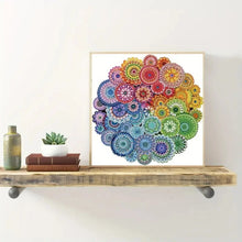 Load image into Gallery viewer, 1pc DIY Special Shape Diamond Painting Mandala for Wall without Frame Diamond Art Kits for Beginners For Holiday Party Gifts