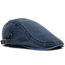 Load image into Gallery viewer, New Vintage Cotton Beret Men Women Fashion Flat Visor Cap Casual Autumn Berets Retro Newsboy Hat Summer Unisex Adjustable