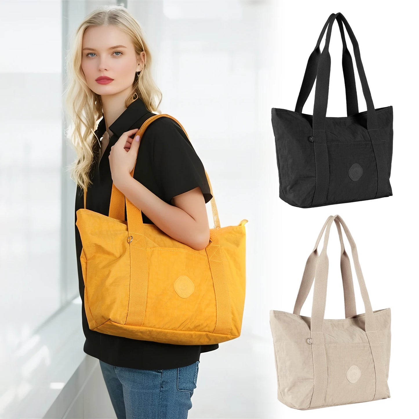 Women's Shoulder Bag Casual Tote Handbag Lightweight Crossbody Purse Fashionable Ladies Bag Waterproof 2025 Trendy Accessory