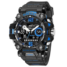 Load image into Gallery viewer, SMAEL Men Watches 50m Waterproof Sports Watch Military Man Sports Watch Digital 8072 Dual Display Watch Quartz Led Digital