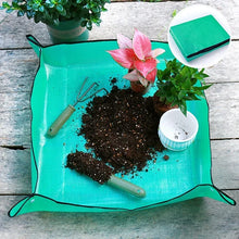 Load image into Gallery viewer, Gardening Mat PE Square Plant Pad Waterproof for Transplanting Flower Pots Potting Mat Foldable Garden Repotting Anti-dirty Tarp