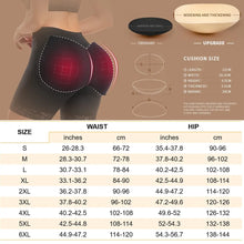 Load image into Gallery viewer, POP CLOSETS Women Hip Padded Booty Lifter Shapewear Thicker Enhancer Removable 4 Pads Control Panty for Bigger Butt