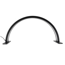 Load image into Gallery viewer, LED Half Moon Light Adjust Brightness 3000K‑6000 Half Moon Desk Lamp for Nail Art, Facial Spa, Skincare, Lash Extensions